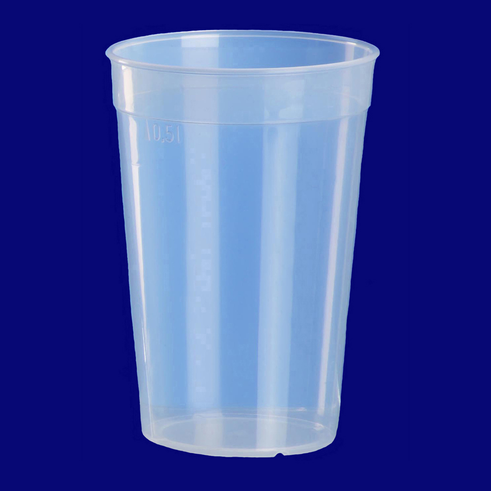 Vratný pohár transparetný